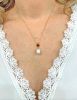 Vintage Baroque Pearl and Garnet Pendant