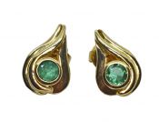 Vintage Emerald Earrings