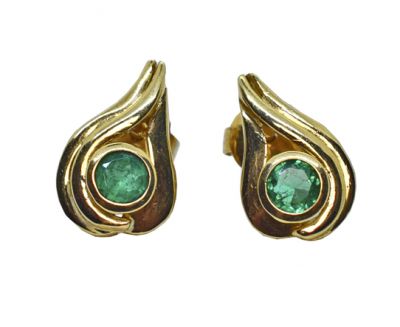 Vintage Emerald Earrings