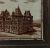 Antique Brown Transfer Ware Earthenware Tile Of The Parliament Buildings In Ottawa
