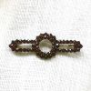Antique Garnet Bar Brooch