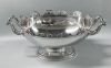 Antique Silver Plate Monteith Style﻿ Pedestal Centrepiece Bowl, French, Late 19th Century