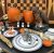 Antique and Vintage Halloween Owls and Cats Display