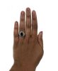 Art Deco 2.66ct Sapphire and Diamond Platinum Ring