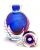 Art Glass Sommerso Technique Perfume Bottle