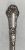 Art Nouveau Sterling Silver Salad Servers, “Poppy” Pattern By Gorham 