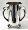 Arts & Crafts 800 Fine Silver Champagne Cooler, Made In Germany circa 1900