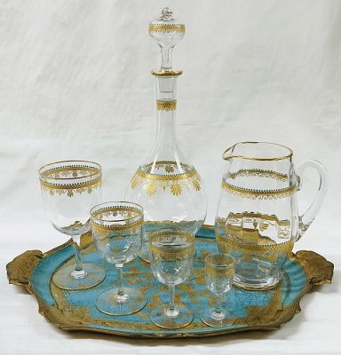 Beautifully Enamelled And Gilded Blown Glass, circa 1900