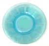 Blue Aurene Onion Skin Finish Art Glass Plates, circa 1920