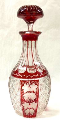 Bohemian Crystal Decanter, circa 1880-1900
