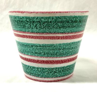 Bright and Fun Pottery Cachepot, Attributed to Italy, 20th Century