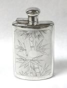 Chinese Export Sterling Silver Flask, Early 20th Century