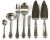 Christofle 76 Piece Flatware “Pompadour” Pattern In Silver Plate
