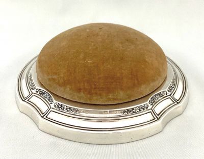  Edwardian Era Tiffany & Co. Sterling Silver Framed Pincushion, Designed circa 1909