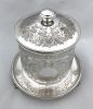 English Silver Plate Biscuit Barrel, circa 1900