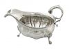 English Sterling Silver Sauce Boat Hallmarked For Birmingham 1900
