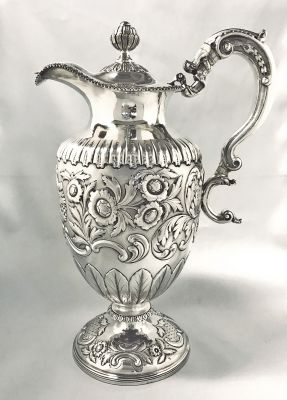 George III Scottish Sterling Silver Ewer, Hallmarked for Edinburgh 1807