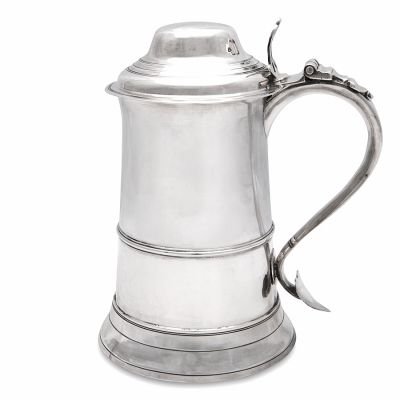 Georgian Sterling Silver Tankard, English Hallmarked for London 1796