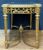 Gilded Finish Louis XVI Style Shadow Box Display Table 