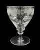 Grape And Vine Etched And Cut Crystal Rummers, English, 19th Century