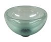 Hand Blown Glass Bowl In Sea Foam Green With Silver Flecks