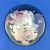 Hand Blown Glass Floral Paperweight