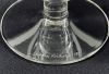 Hand Engraved Crystal Rummers, Signed And Dated Stephen Rickard 1980