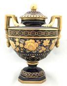 Hutschenreuther Dresden Porcelain Covered Cabinet Urn