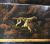 Large Black Japanned Lacquerware Tray-Table/Coffee Table