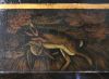 Large Black Japanned Lacquerware Tray-Table/Coffee Table