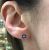 Modern Diamond and Sapphire Earrings