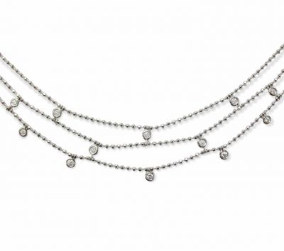 Modern Diamond Necklace