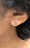 Modern Morganite and Diamond Drop Earrings