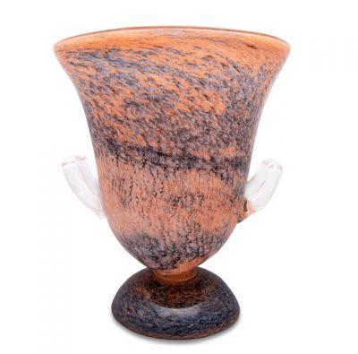 Monumental Murano Campana Shaped Hand Blown Glass Vase