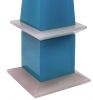 Monumental Two Colour Opaline Glass Obelisk