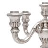Norwegian Silver Five Light Candelabra, Of A Neoclassical Design, Early 20th Century
