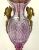 Pair of Baccarat Amethyst Glass Lamps