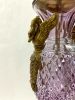 Pair of Baccarat Amethyst Glass Lamps