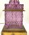Pair of Baccarat Amethyst Glass Lamps