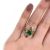 Retro .75ct Emerald and Diamond 14kt Ring