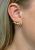 Retro Ruby and Diamond Earrings