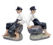 Royal Copenhagen Figurines “Boy on Rock” #1659