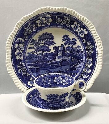 Spode Blue Tower Dinnerware circa 1894-1921