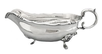 Sterling Silver Sauce Boat, Made For Sanborns In Mexico City, Mid 20th Century