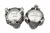 Stieff Sterling Silver Repousse Salt And Pepper Shakers