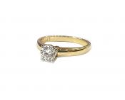 Vintage Diamond Solitaire Engagement Ring