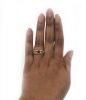 Vintage Inspired Ruby and Diamond Engagement Ring