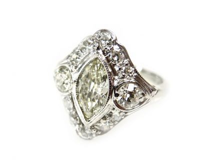 Vintage Marquise Diamond Ring