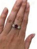 Vintage Ruby and Diamond Engagement Ring