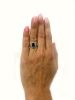 Vintage Sapphire and Diamond Engagement Ring
